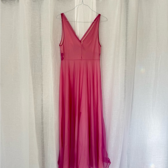 ✨ Vintage Sheer Pink Chiffon Slip Dress ✨ - Picture 9 of 11